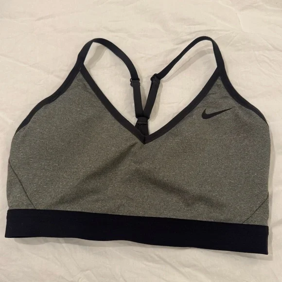Nike Women's Gray Sports Bra m - Picture 1 of 4